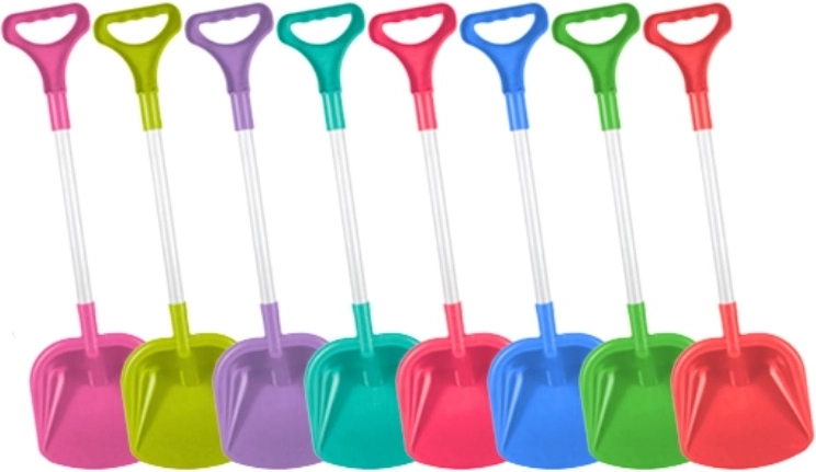 Large deep aluminum shovel 63 cm