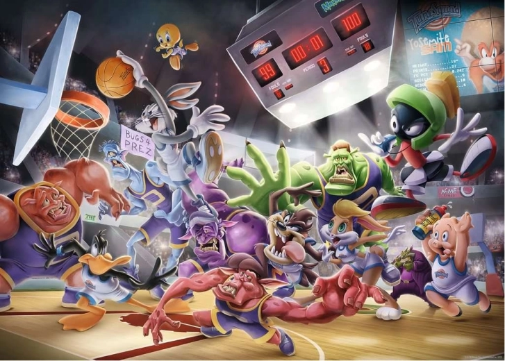 Dėlionė SPACE JAM final dunk – 1000 detalių RAVENSBURGER