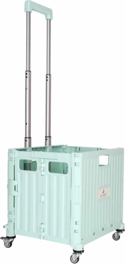 Telescopic handle and 4 wheels