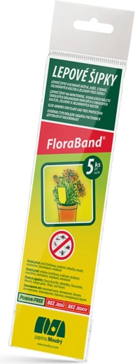 Lipnios rodyklės nuo kenkėjų Flora Band (5 vnt.)