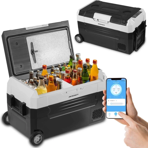 Kompresorinė kelioninė šaldytuvė BERDSEN Icemax 400, 32 l, juoda