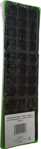 Mini propagator with 36-cell seed tray
