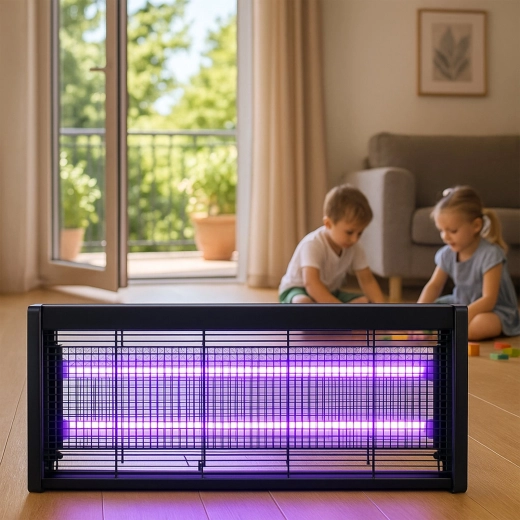 Strong UV light and high area coverage