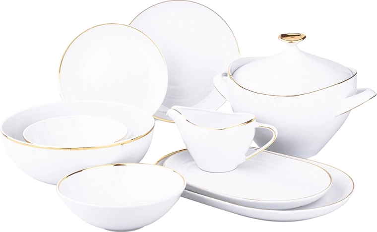 Also suitable for serving: bowls and serving pieces included in the set