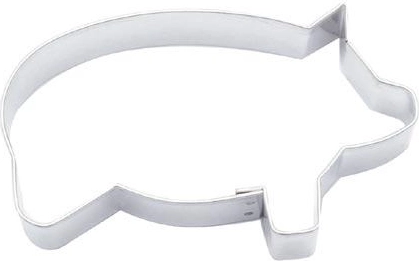 Pig-shaped cookie cutter