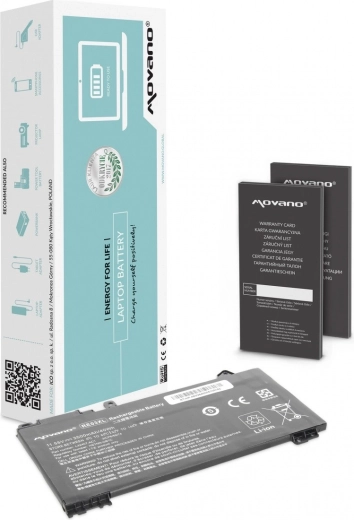 Movano RE03XL battery for HP ProBook 430/440/450 G6 and G7 laptops 3500 mAh 40 Wh