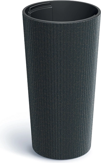 Lamia Slim Eco Wood Planter, anthracite