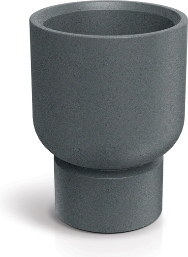 Flower Pot Molta Base Round Midl 40 cm granite grey