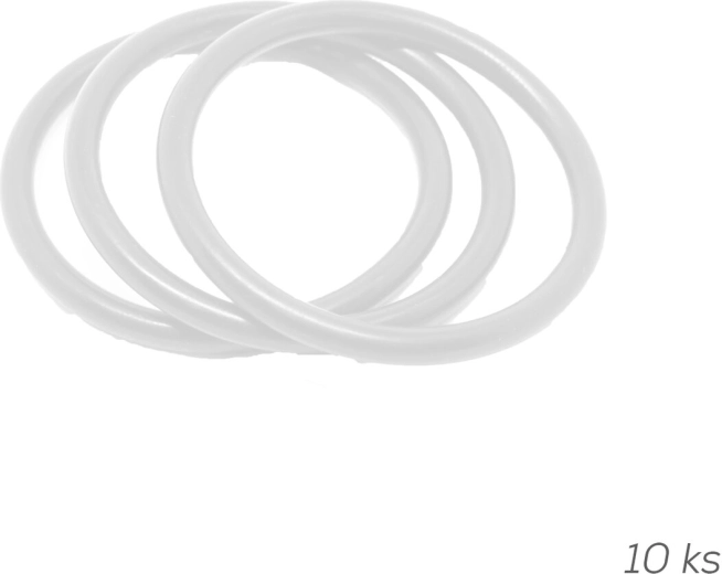 Curtain rings made of UH (polyethylene) 3.4 cm, 10 pcs