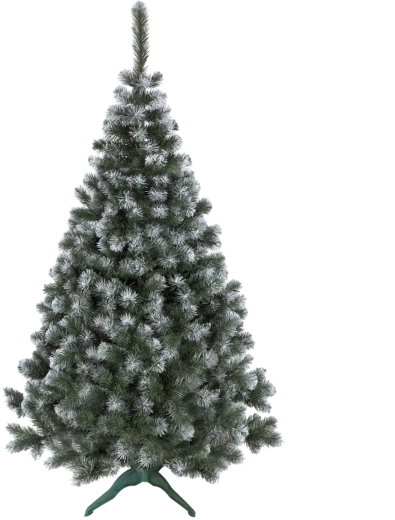 Artificial Christmas fir tree with snow-tipped ends 2.5 m