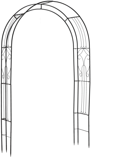 Sodo metalinė pergolė 145 × 38 × 240 cm