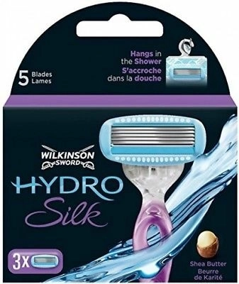 Wilkinson Sword Hydro Silk skutimosioms skustuvo galvutės 3 vnt.