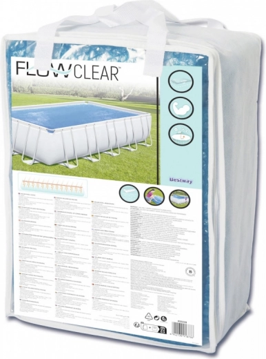 Solar Cover 703 × 366 cm for BESTWAY Frame Pools