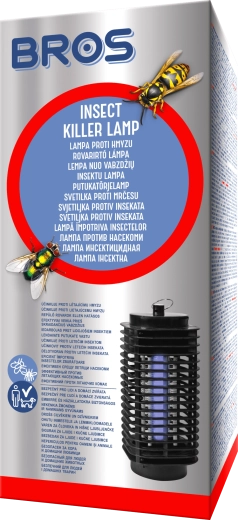 Bros lempa nuo vabzdžių
