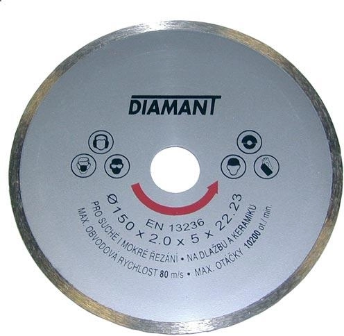 Diamond Blade 115 mm Continuous Rim – Full Segment