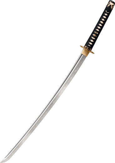 Cold Steel Tachi katana iš Damasko plieno, 76,2 cm, lakuota medinė makštis