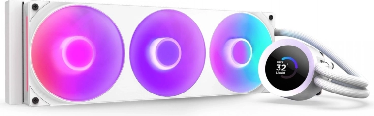 NZXT Kraken Plus 360 RGB LCD white AIO CPU liquid cooler