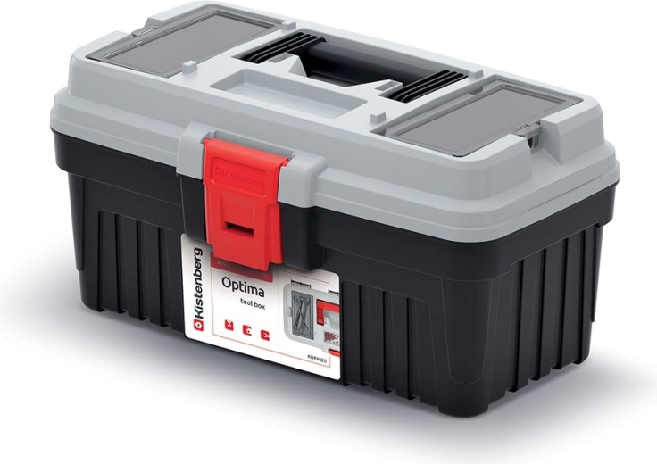 OPTIMA Tool Box, gray, 360 × 195 × 183 mm