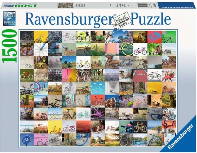 Ravensburger dėlionė „99 dviračiai“ – 1500 detalių
