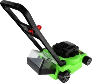 Grass catcher with moving “grass”