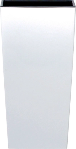 Urbi Square Matt Planter with Insert 14 cm – white