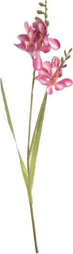 Artificial Freesia Flower, Pink, 54 cm