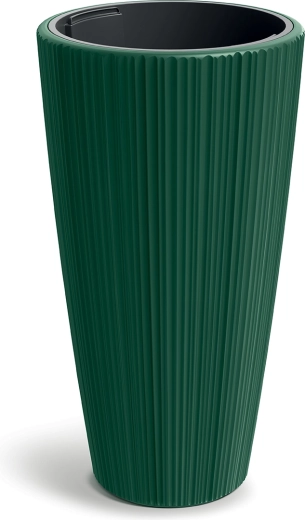 ORO Planter 39 cm dark green with removable insert