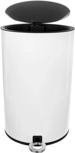 Lid for fewer odors and a cleaner look