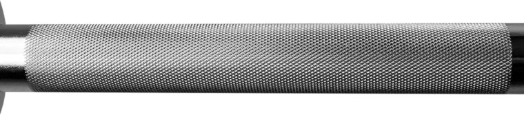 Knurled grip for confident lifting