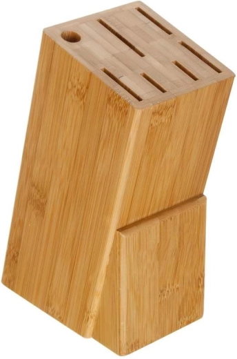 Bamboo knife block 14 × 9 × 22 cm BANQUET