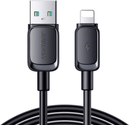 Joyroom charging and data cable USB to Lightning 2.4 A 1.2 m black