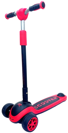 Children's three-wheeled scooter SPARKYS – red