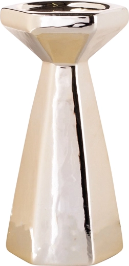 Golden Cone Candle Holder