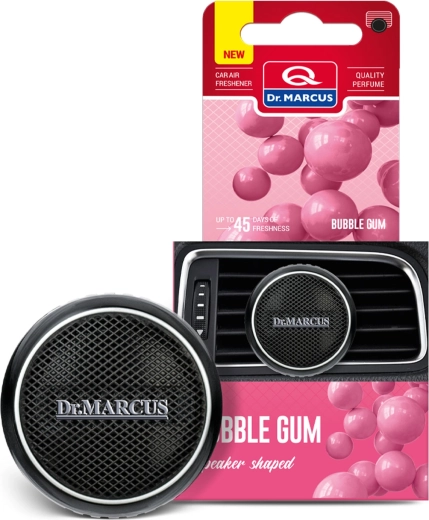Dr. Marcus automobilinis oro gaiviklis garsiakalbio formos, Bubble Gum