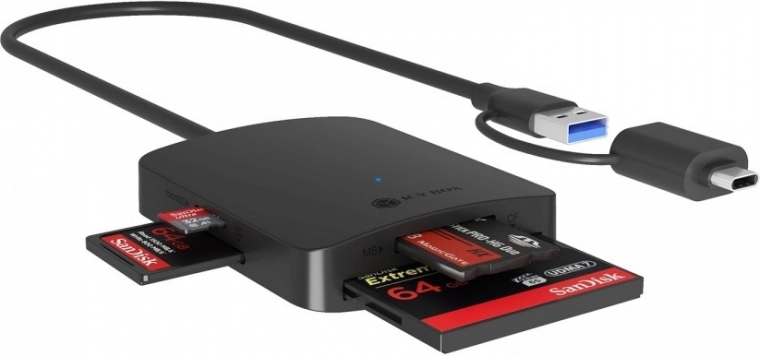 Card Reader 4-in-1 USB Type-C + A