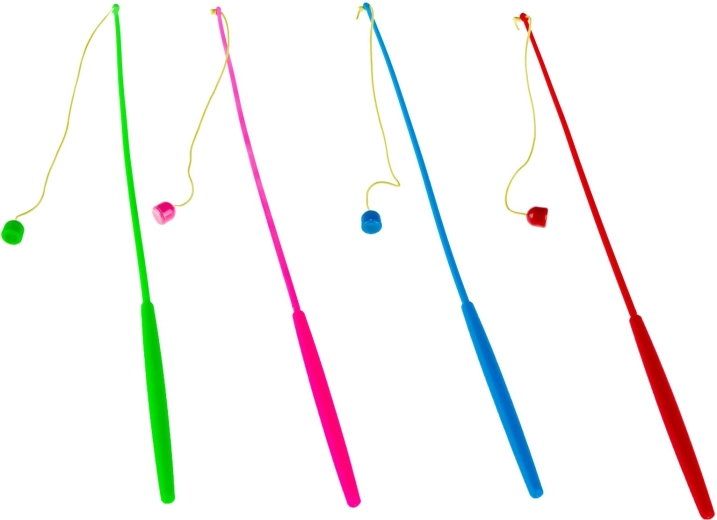 Up to 4 players, package includes 4 rods