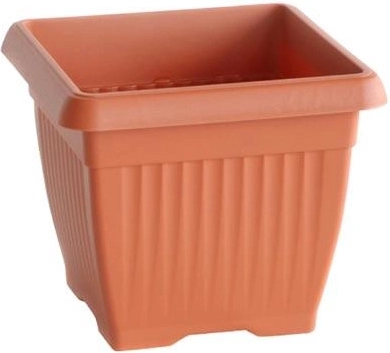 Square flower pot 15 × 15 cm, height 13 cm