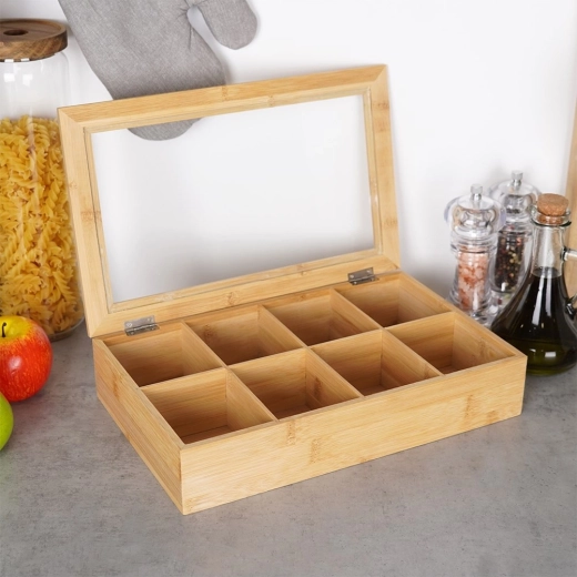 8 skyrelių tobulai suskirstytai arbatai