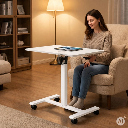 Casters with brake for easy mobility