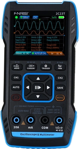 True RMS multimeter with a wide measurement range
