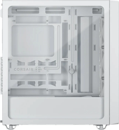 Thoughtful interior for long GPUs and clean cable routing