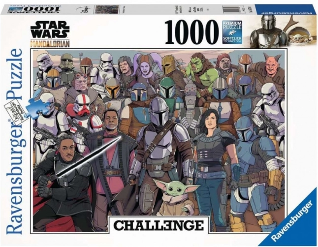 Dėlionė Ravensburger Star Wars Mandalorian Iššūkis 1000 detalių