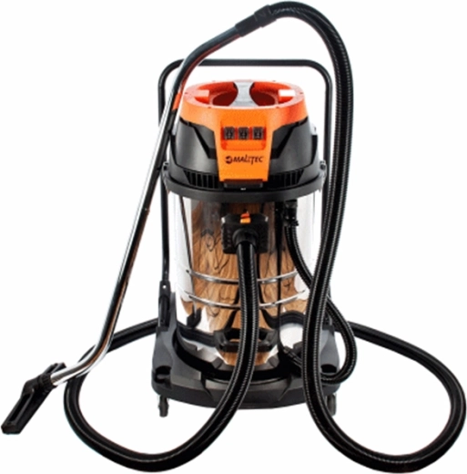 Maltec TurboVac pramoninis dulkių siurblys 3000 W, 80 l INOX