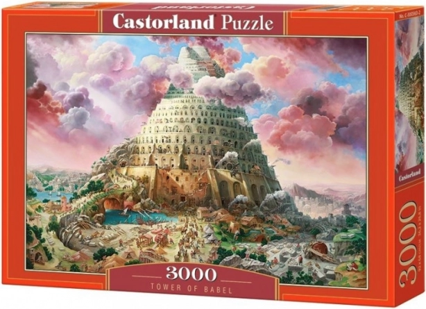 Puzzle 3000 pieces Babylon Tower