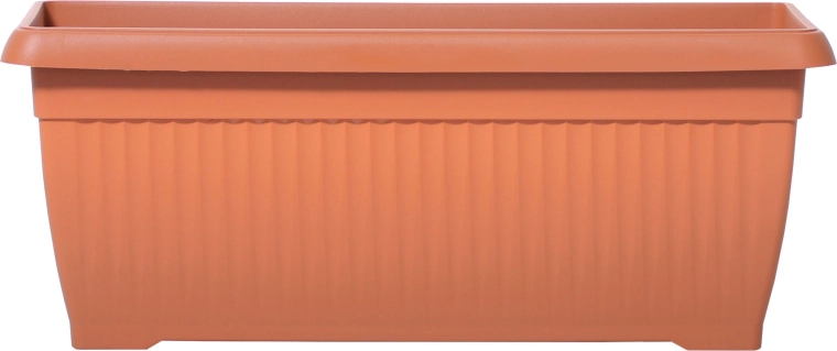 Plastikinis lovelis Terra 60 cm terakotos spalvos