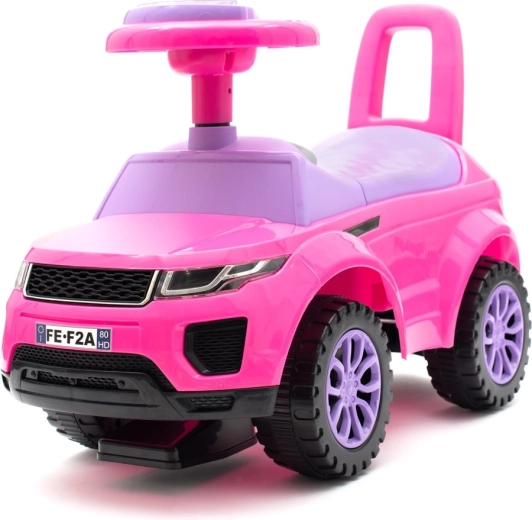 Vaikiškas pasispiriamas automobilis SUV Baby Mix, rožinis