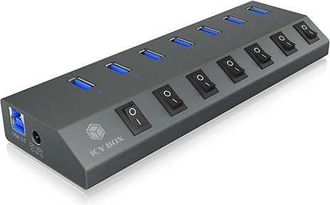 IB-HUB1701-C3 7x USB Type-A, switch for each USB port