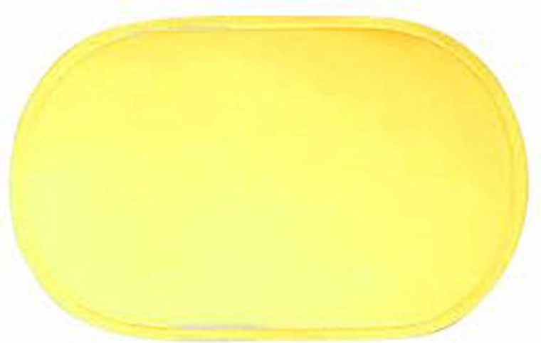 Plastikinė ovali stalo servetėlė TORO 29 × 44 cm geltona