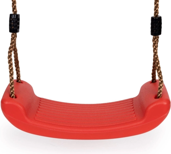 Shaped seat made of durable plastic