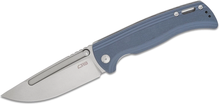 CJRB Resource Folding Knife 10.6 cm, stonewash, gray G10